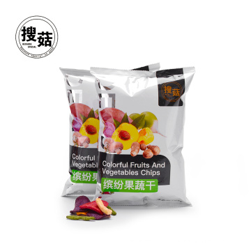 Chips de shiitake secas chips de vegetais chips de frutas sabor